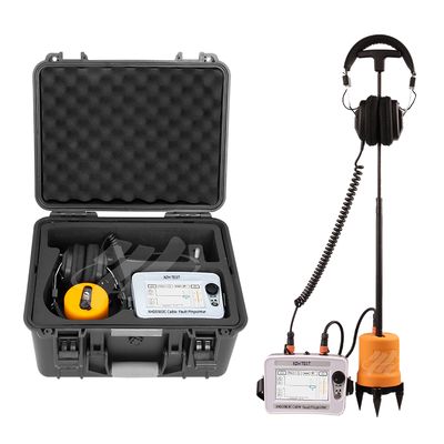 Localizador de fallos de cable de pantalla táctil de 5 pulgadas con BNR y puntero digital de reducción de ruido mudo