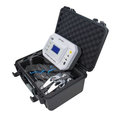 Detector de metales subterráneo de doble pistola con voz en off para ubicación precisa de fallas en el cable