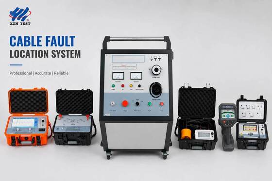 Sistema de localización de fallas de cable subterráneo de media y baja tensión Detector de fallas de tuberías de cable Puntero de pulso Hv