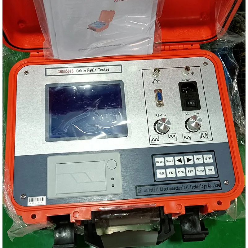 Pre-localizador de fallas de cable subterráneo Tdr Medición aproximada de distancia 1