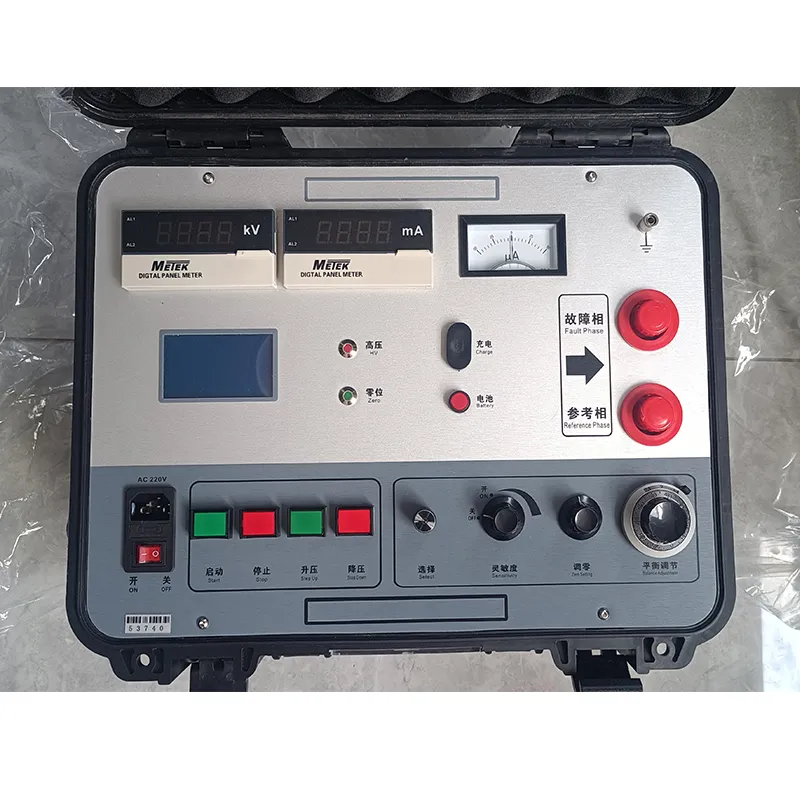 Probador de fallas de cubierta exterior de cable de alimentación de 7500V por método de puente HV 1