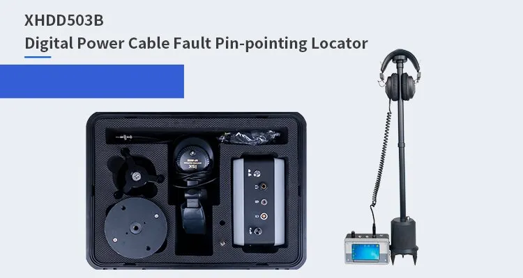 Localizador de fallas de cable subterráneo con sincronización acusto-magnética y localización de fallas 1
