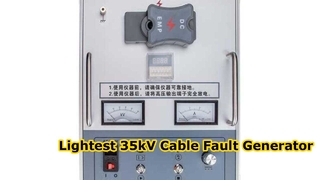 Generador de sobretensiones portátil XHHV535 4Z de 35 kV HV para fallas de cables