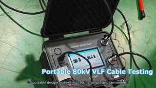 Solución de prueba de cables compacta del probador Hipot VLF de 80 kV